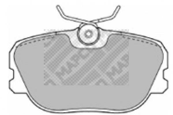 Brake Pad Set, disc brake (6449)