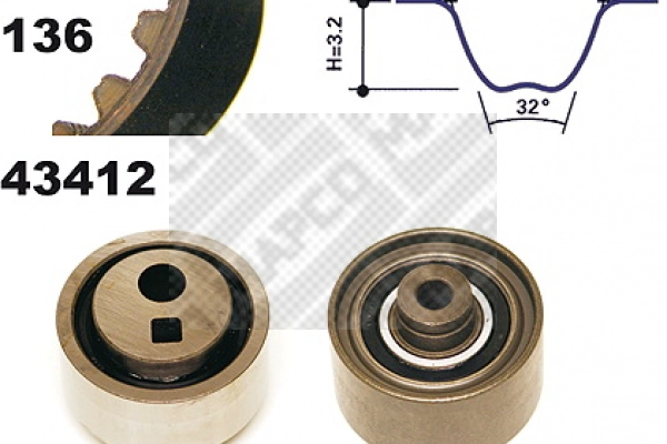 Timing Belt Kit (23412)