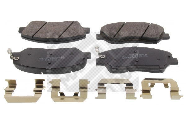 Brake Pad Set, disc brake (6892)