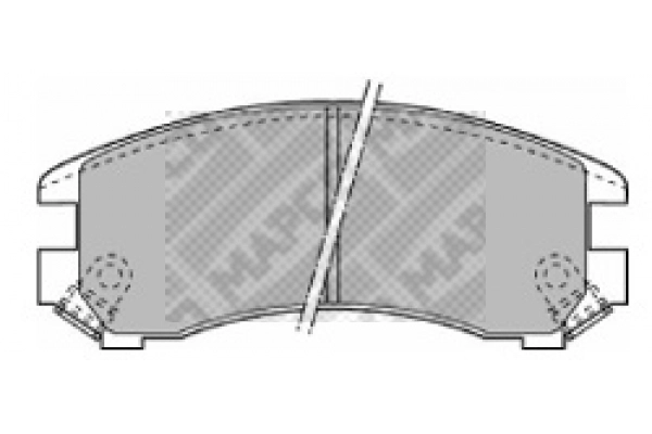 Brake Pad Set, disc brake (6437)