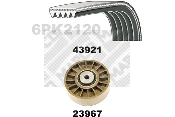 V-Ribbed Belt Set (23921)