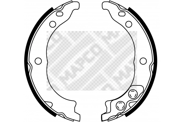 Brake Shoe Set, parking brake (8135)