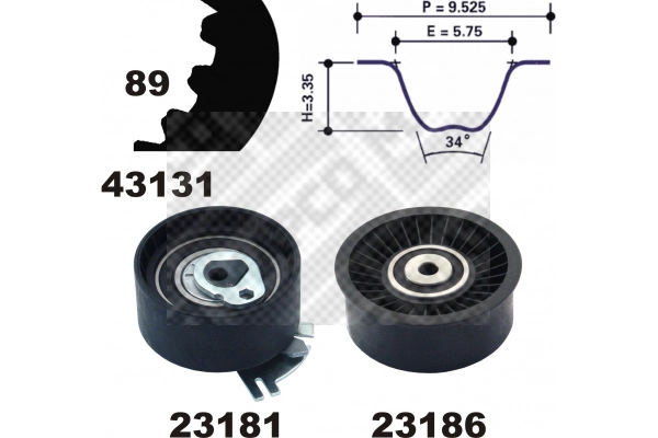Timing Belt Kit (23131)