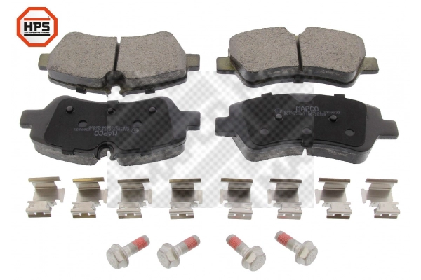 Brake Pad Set, disc brake (6980HPS)