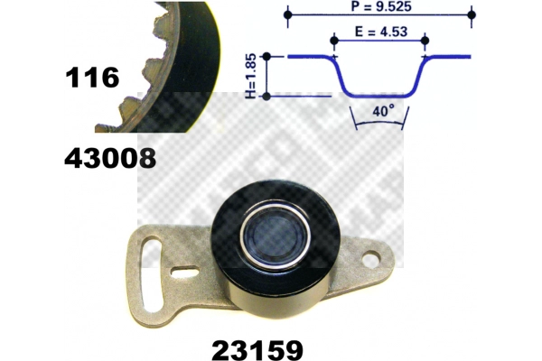 Timing Belt Kit (23118)