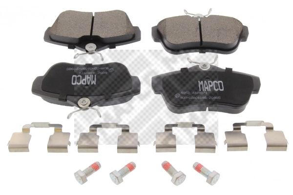 Brake Pad Set, disc brake (6852)