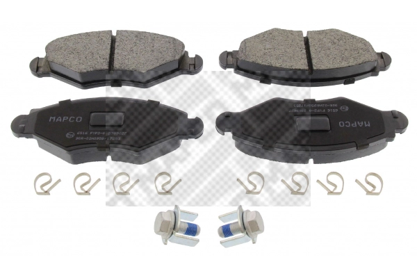 Brake Pad Set, disc brake (6516)