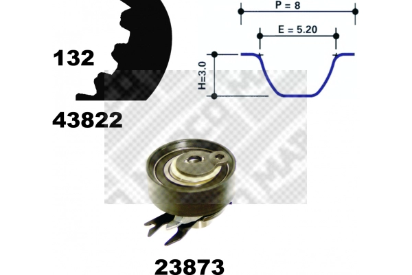 Timing Belt Kit (23822)