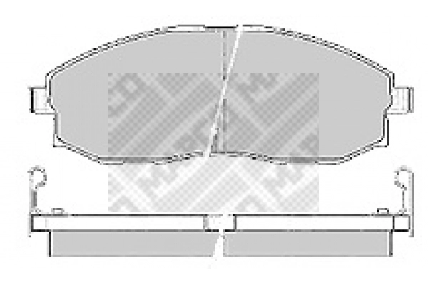 Brake Pad Set, disc brake (6606)