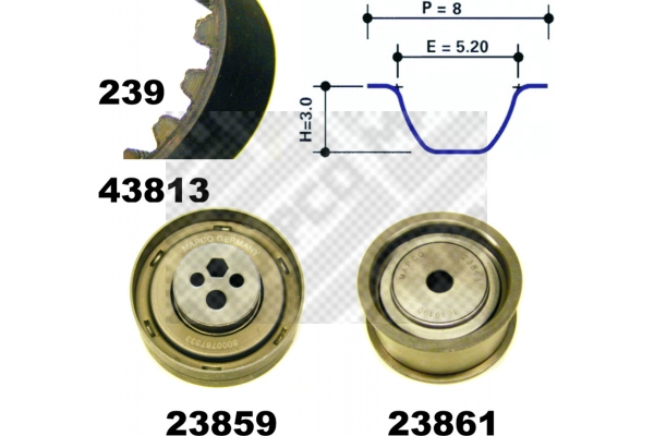 Timing Belt Kit (23817)