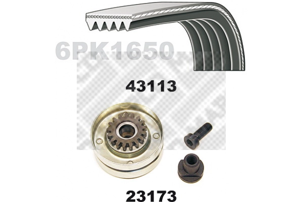V-Ribbed Belt Set (23113)