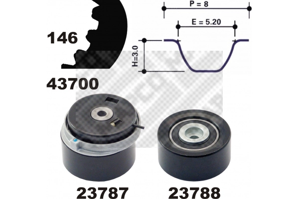 Timing Belt Kit (23700)