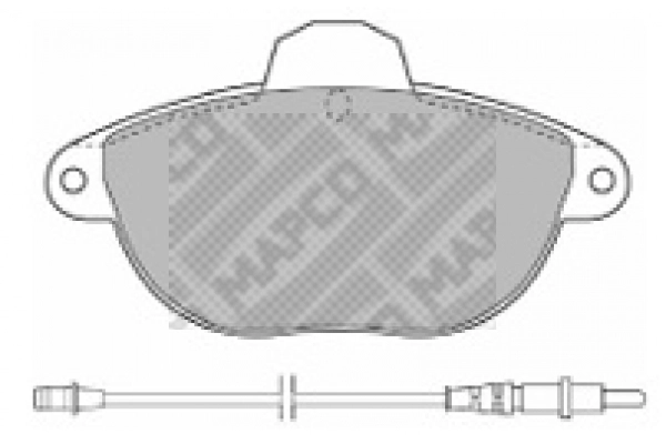 Brake Pad Set, disc brake (6466)
