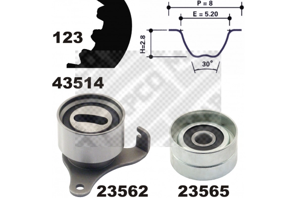 Timing Belt Kit (23514)