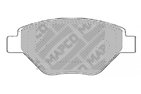 Brake Pad Set, disc brake (6600)