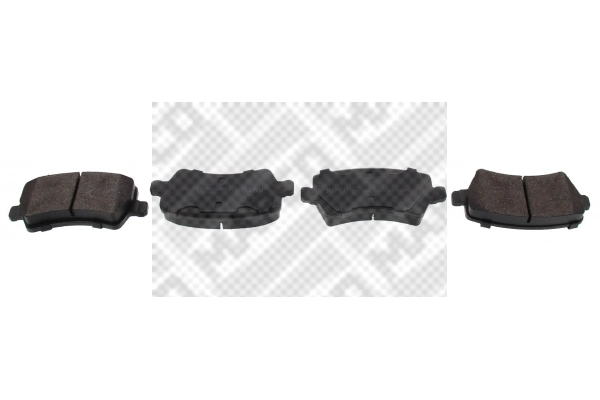 Brake Pad Set, disc brake (6974)