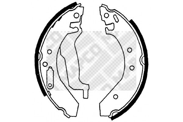 Brake Shoe Set (8511)