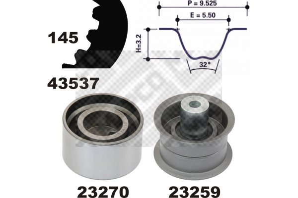 Timing Belt Kit (23537)