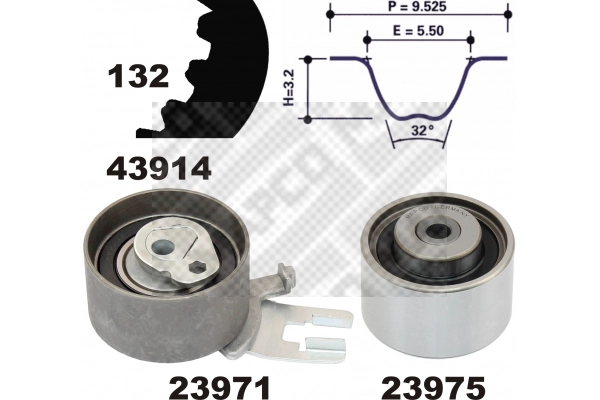 Timing Belt Kit (23914)