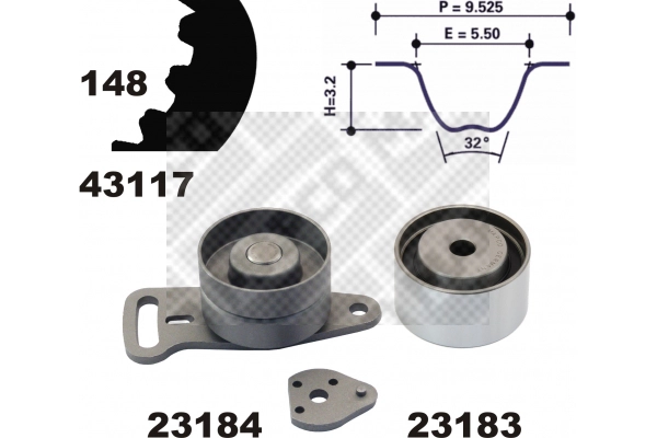 Timing Belt Kit (23120)