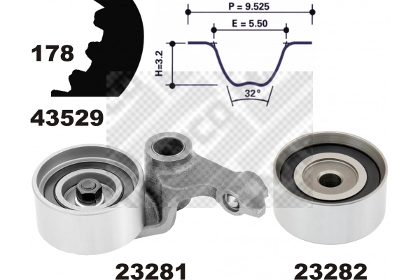 Timing Belt Kit (23529)