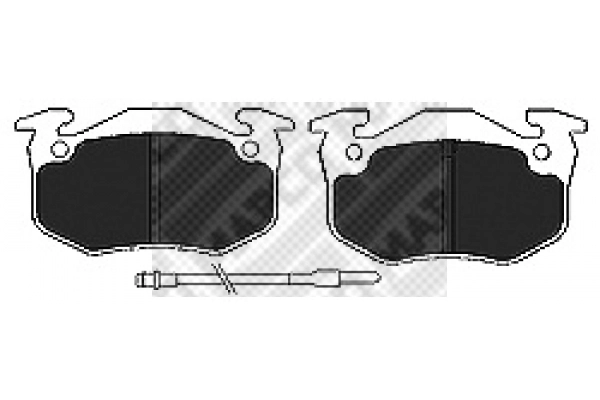 Brake Pad Set, disc brake (6181)