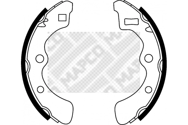 Brake Shoe Set (8536)