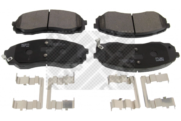 Brake Pad Set, disc brake (6057)