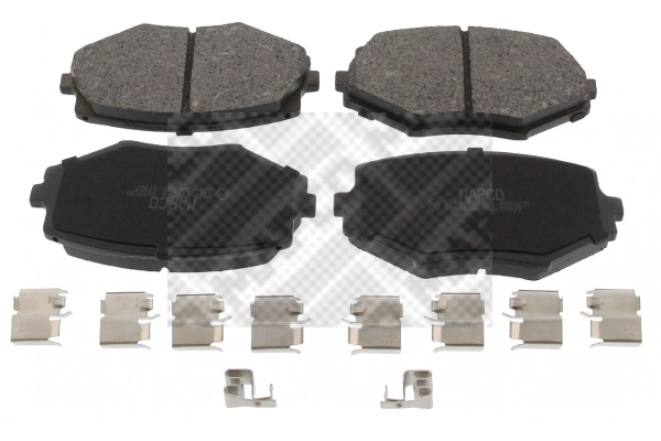 Brake Pad Set, disc brake (6588)