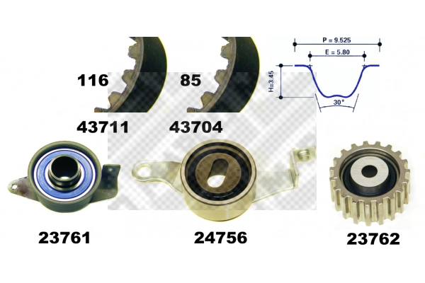 Timing Belt Kit (23633)