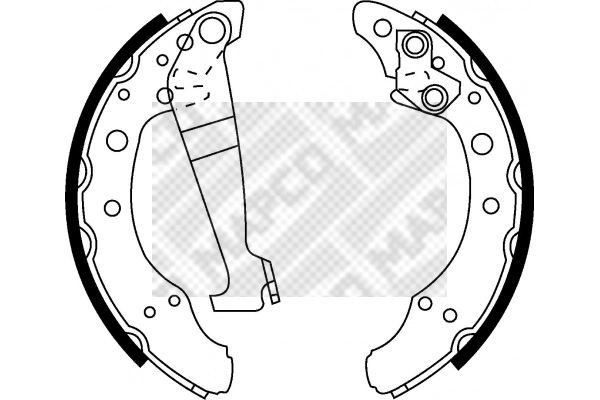 Brake Shoe Set (8778)