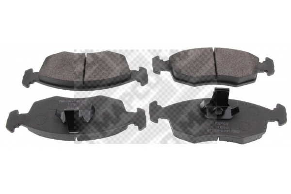 Brake Pad Set, disc brake (6557)