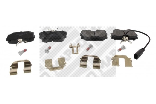 Brake Pad Set, disc brake (6541)