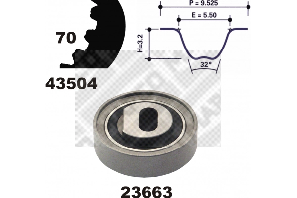 Timing Belt Kit (23504)