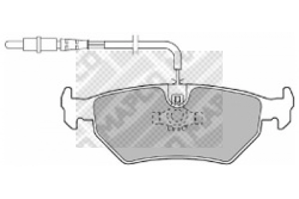 Brake Pad Set, disc brake (6497)