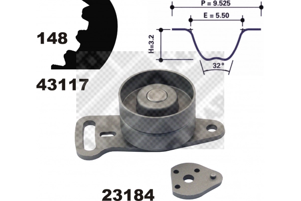 Timing Belt Kit (23119)