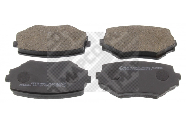 Brake Pad Set, disc brake (6763)
