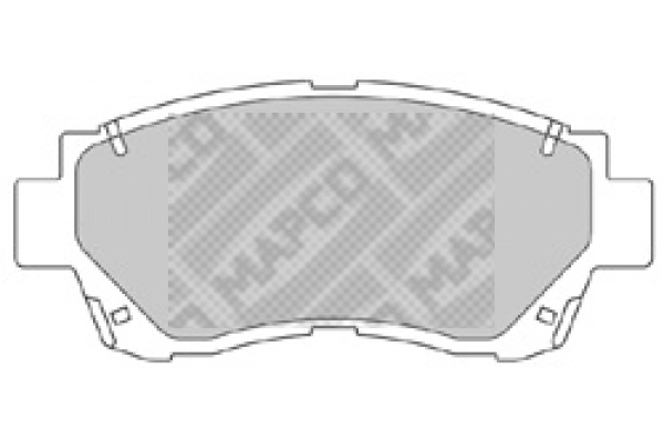 Brake Pad Set, disc brake (6539)
