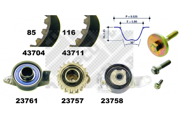 Timing Belt Kit (23712)