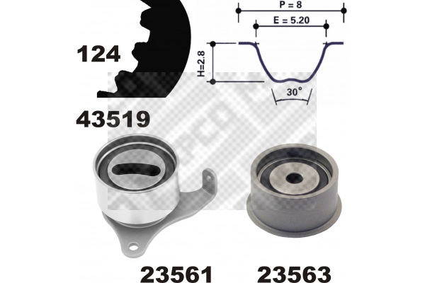 Timing Belt Kit (23519)