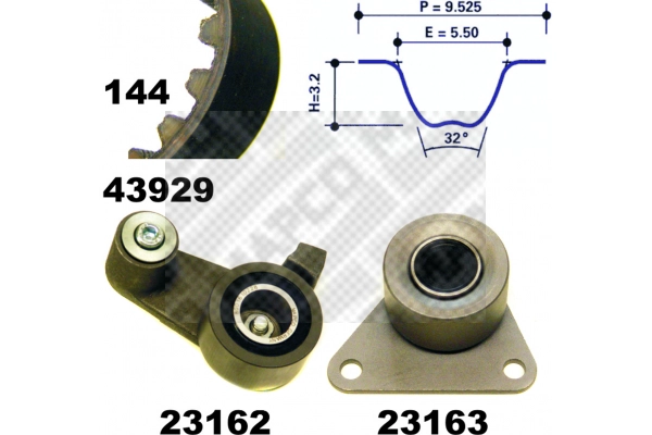 Timing Belt Kit (23929)