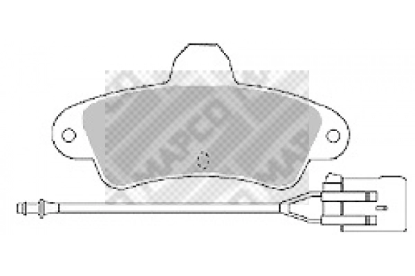 Brake Pad Set, disc brake (6392)