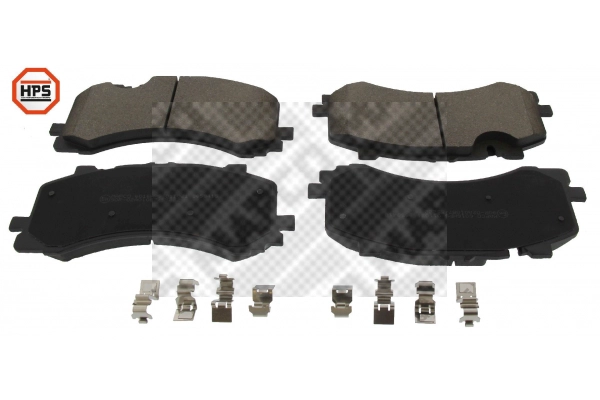 Brake Pad Set, disc brake (6016HPS)