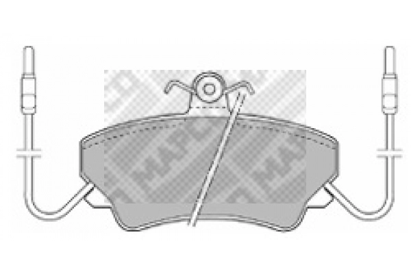 Brake Pad Set, disc brake (6400)