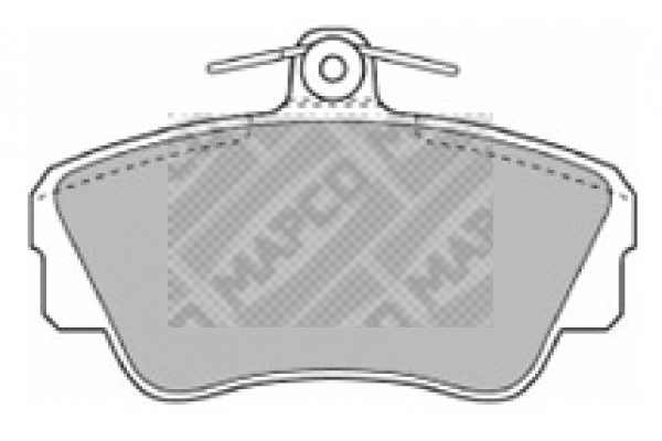 Brake Pad Set, disc brake (6365)