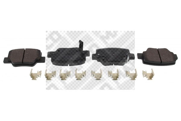 Brake Pad Set, disc brake (6973)