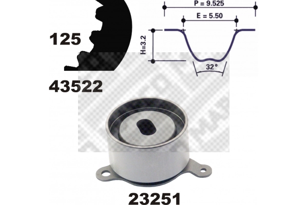 Timing Belt Kit (23522)