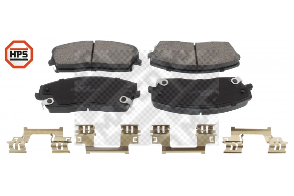 Brake Pad Set, disc brake (6995HPS)