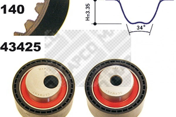 Timing Belt Kit (23425)