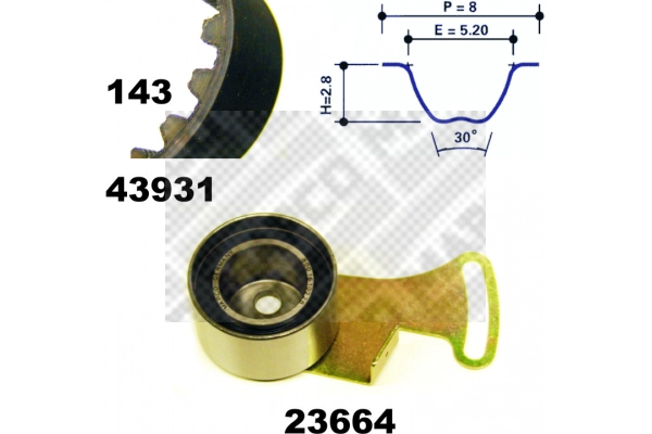 Timing Belt Kit (23938)